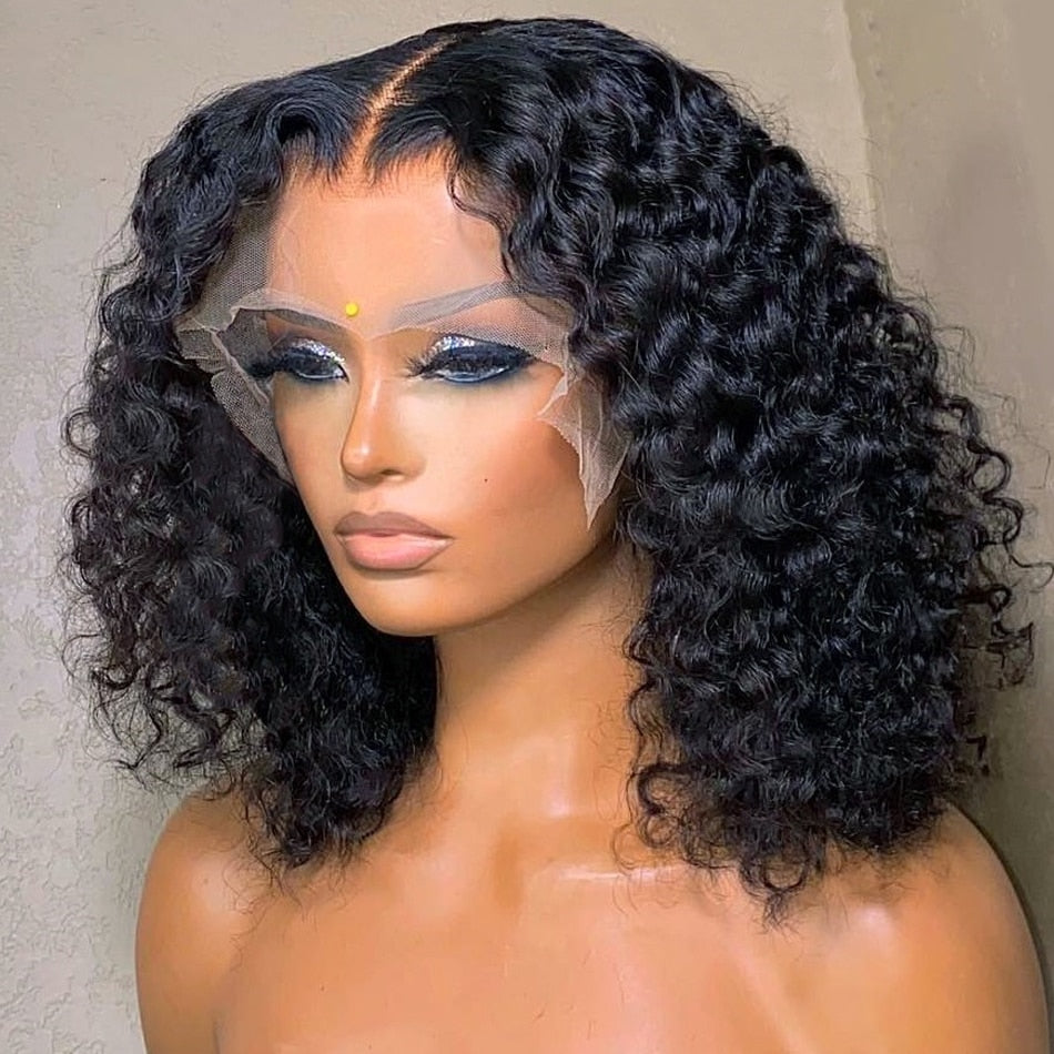 Kinky Curly Lace Front Wig_2